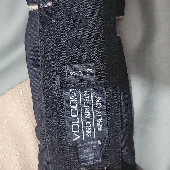 Volcom bralette size small black and gold - Picture 3 of 3